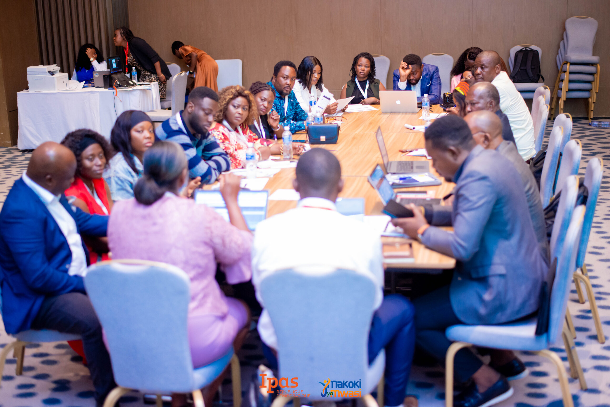 Group of people in the DRC